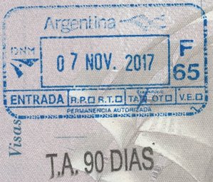 Passport Stamps Argentina