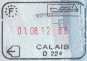 Passport Stamps France