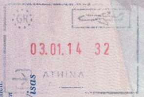 Passport Stamps Greece